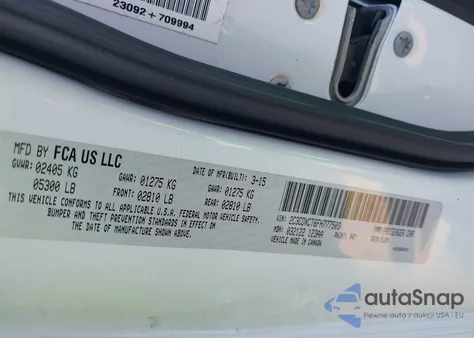 2015 Dodge Charger Road/Track from USA, damaged, VIN 2C3CDXCT6FH777503